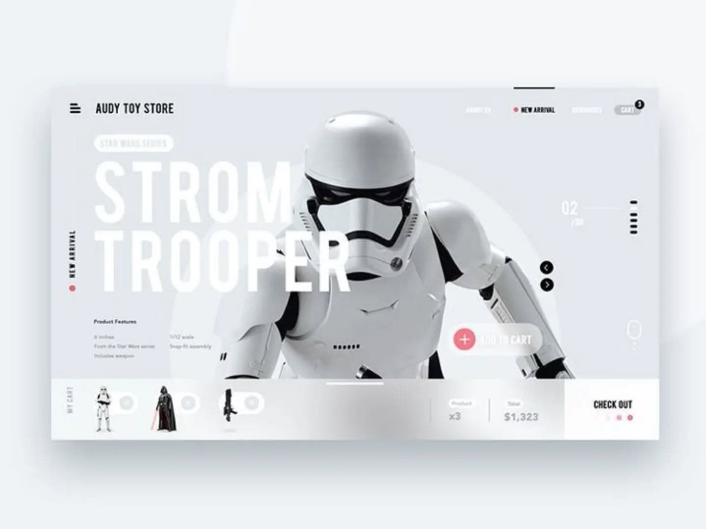 Toy store product page