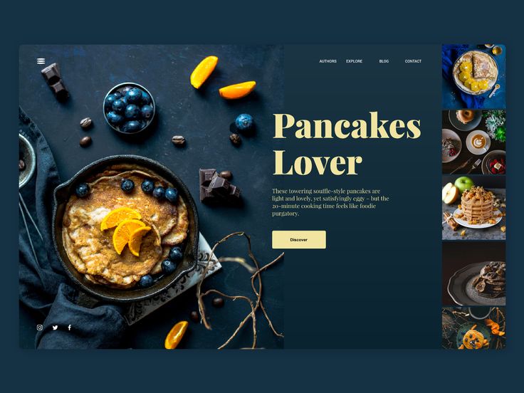 Food and restaurant interface